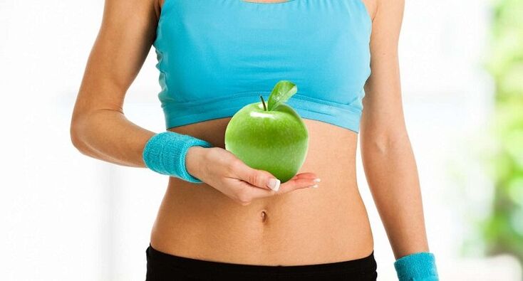 Hızlı kilo kaybı için elma